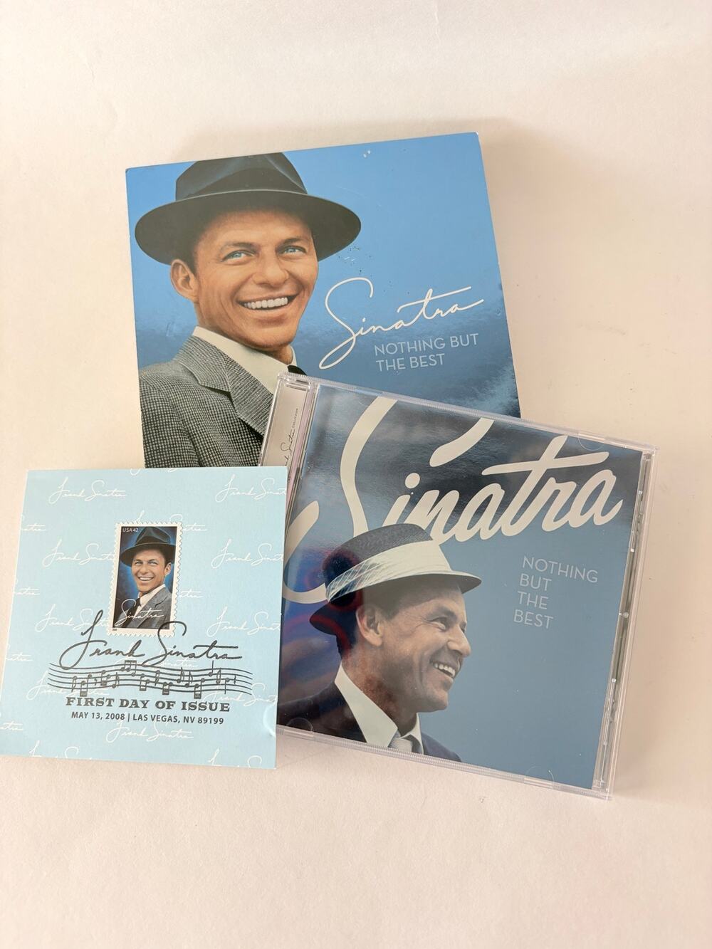 Frank Sinatra 2008 Nothing But the Best CD First Day of Issue 42¢ postage stamp